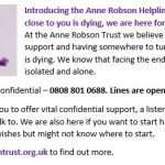 Information on the Anne Robinson Helpline