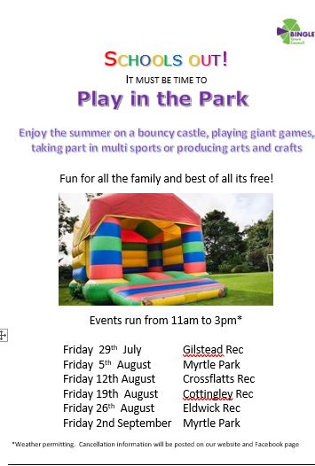 Play in the Park Events 2022